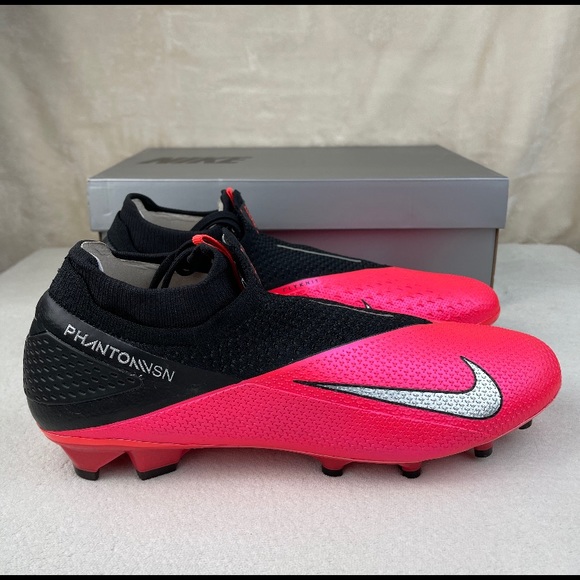 Nike Phantom Vision 2 Elite DF FG Crimson Soccer - Picture 3 of 13